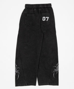 Y2kプリントスウェットパンツ