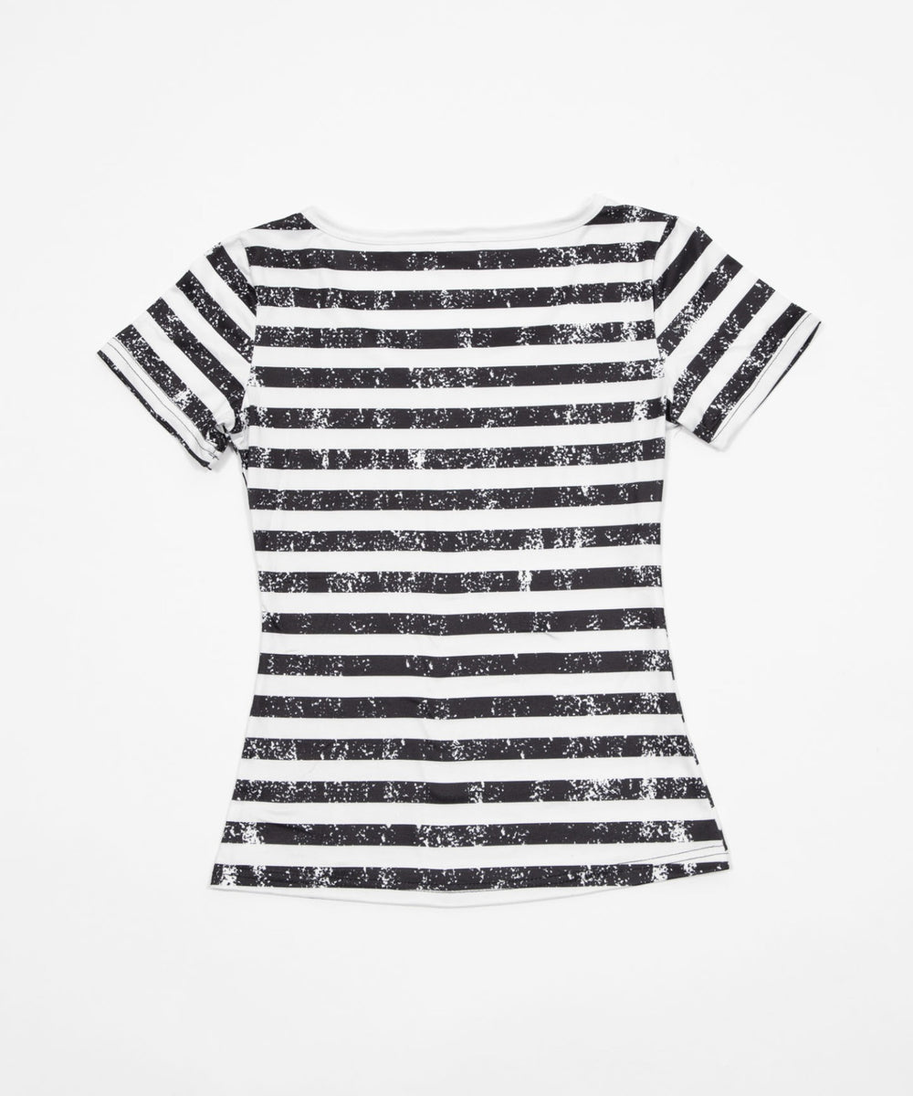 ラインストーンスカルTシャツ