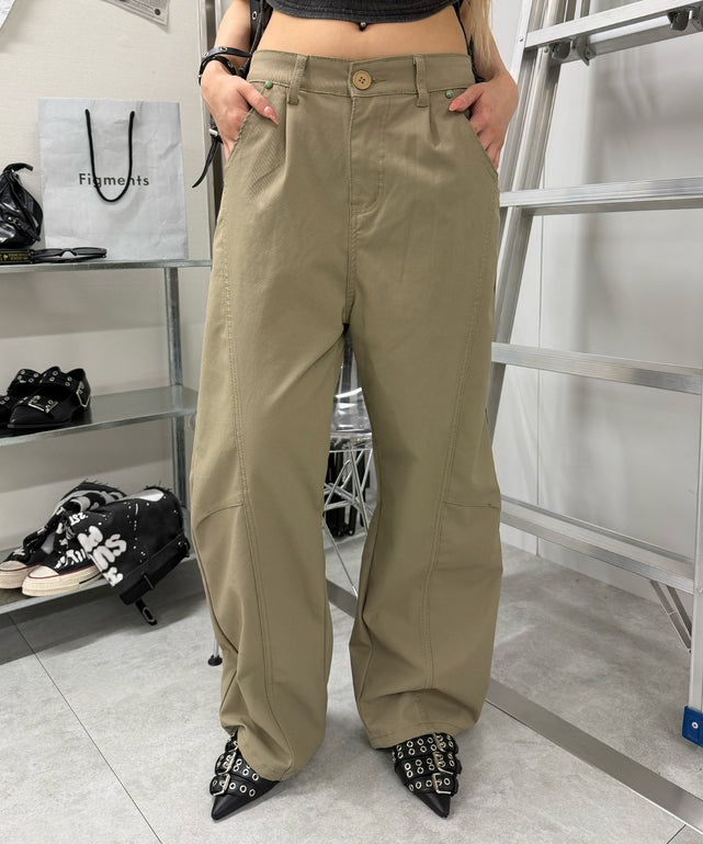 ウエスタンワークパンツ/ベージュ モデル:168cm L着用