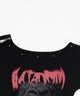 アシメオフショルバンTシャツ