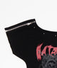 アシメオフショルバンTシャツ