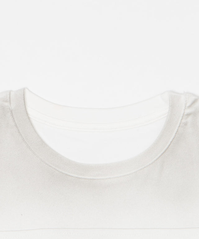 フェードセンタージップTシャツ