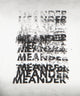 MEANDERフェードTシャツ