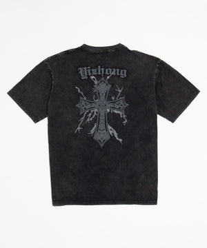 フェード発泡ロゴTシャツ