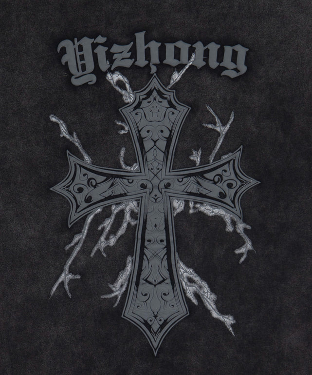 フェード発泡ロゴTシャツ