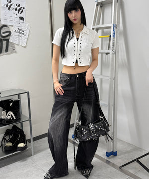 ホワイト モデル:168cm F着用