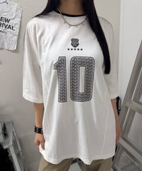 ナンバリングフェードビッグTシャツ
