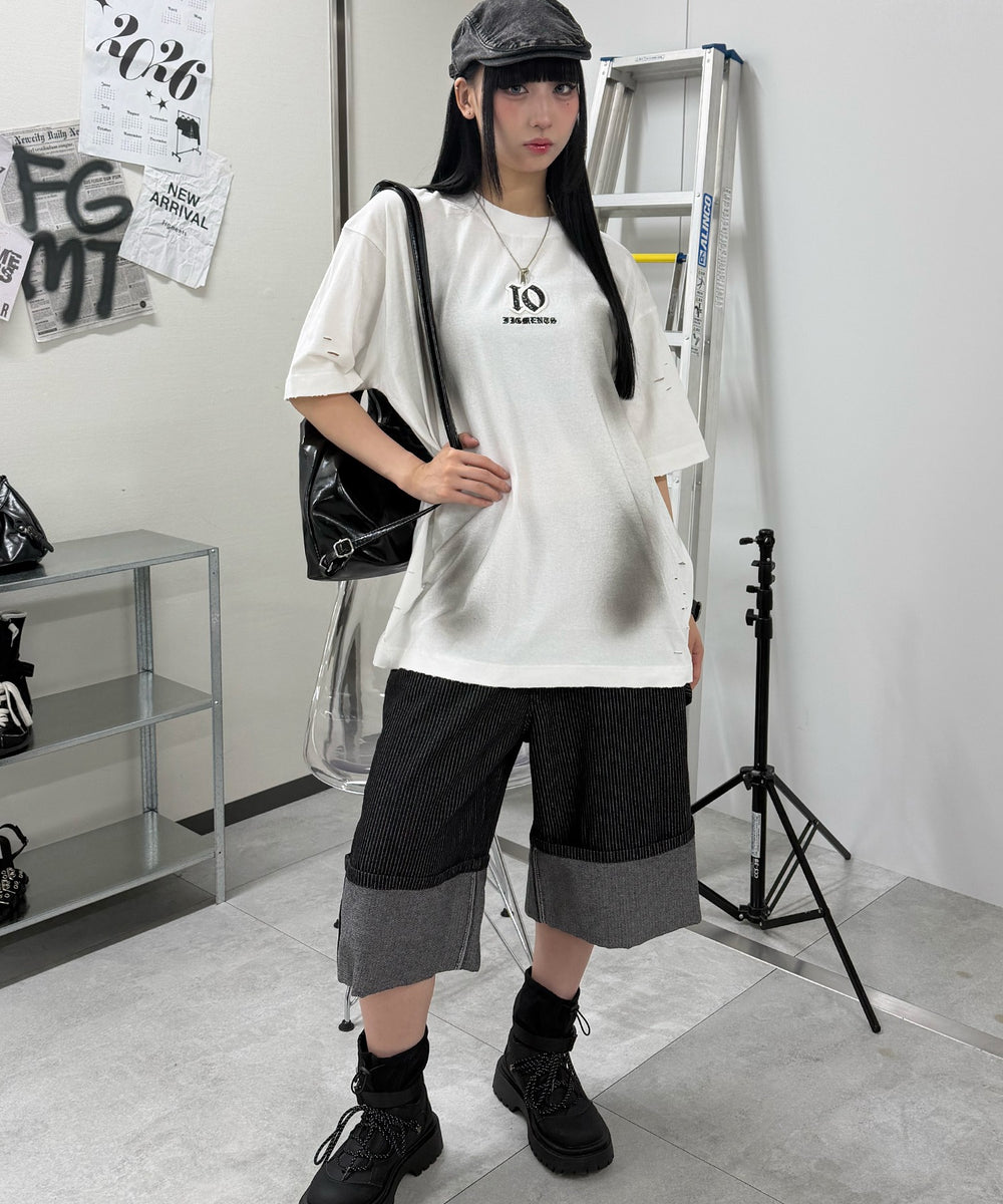 ホワイト モデル:168cm F着用