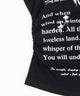 オフショルレースロゴTシャツ