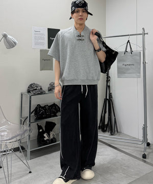 杢グレー モデル:176cm F着用