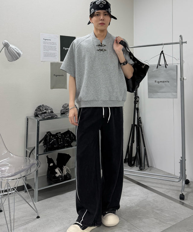 杢グレー モデル:176cm F着用