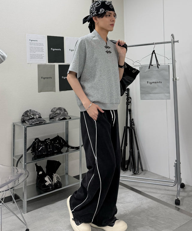 杢グレー モデル:176cm F着用