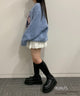 ブルー モデル:147cm Lサイズ着用