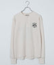 GIRL PRINT HENRYNECK/ホワイトアイボリー