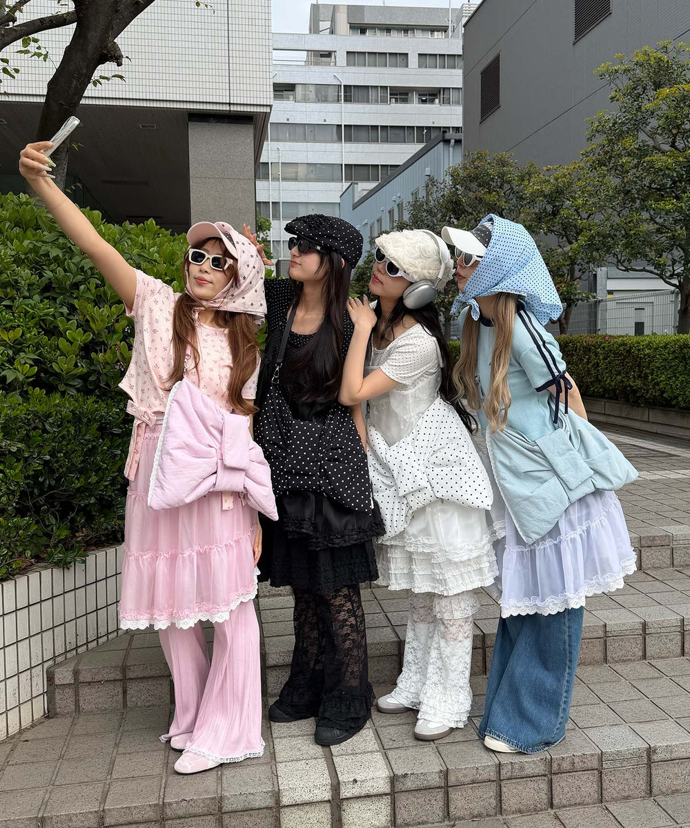 3WAYリボンパファーバッグ
