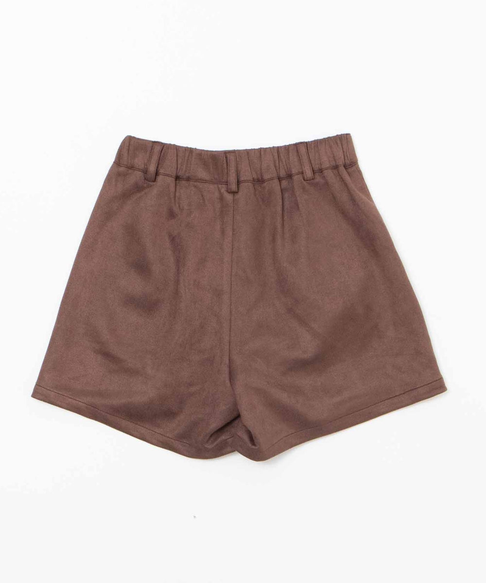フェイクスウェードショートパンツ