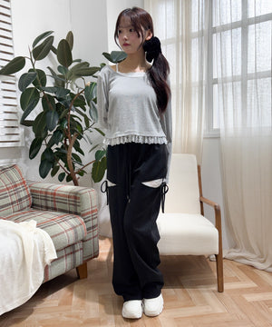 ブラック モデル：155cm F着用