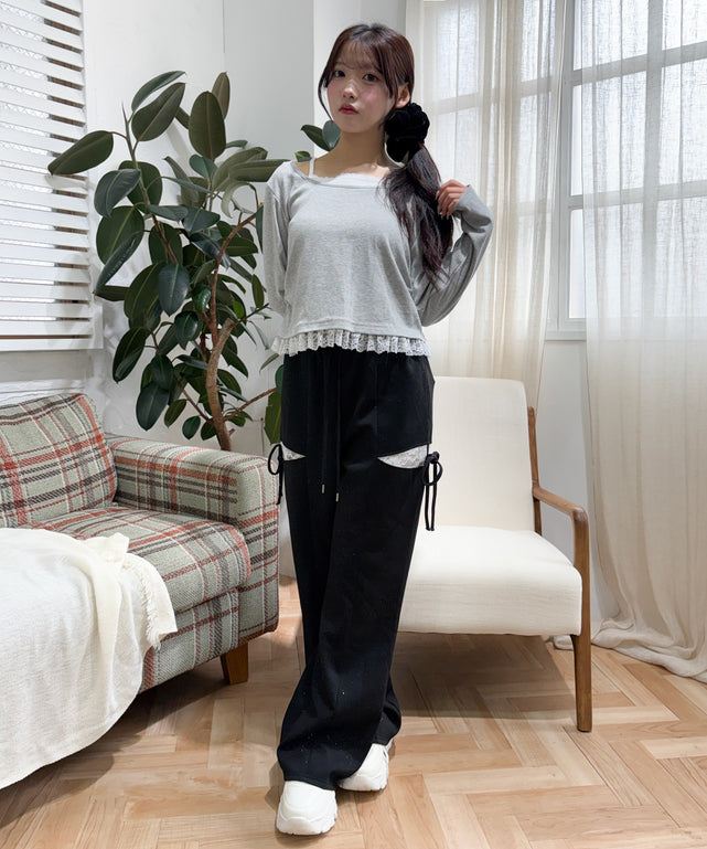 ブラック モデル：155cm F着用
