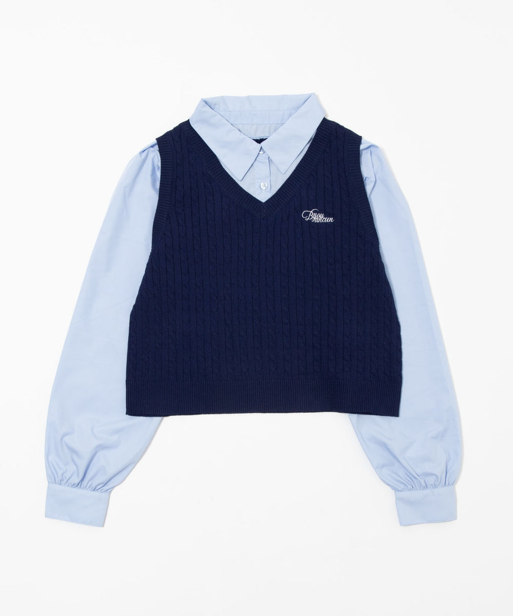 ネイビー モデル：155cm F着用