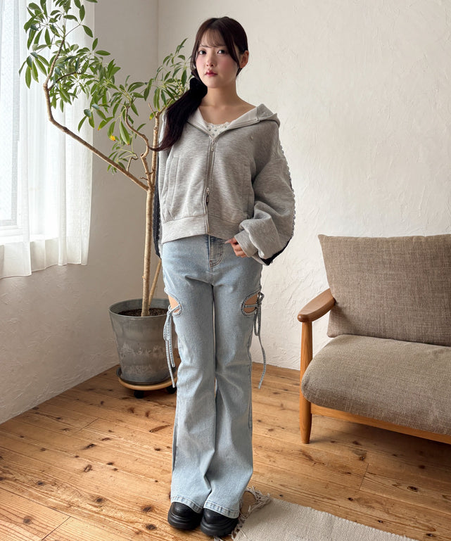 グレー モデル：155cm F着用