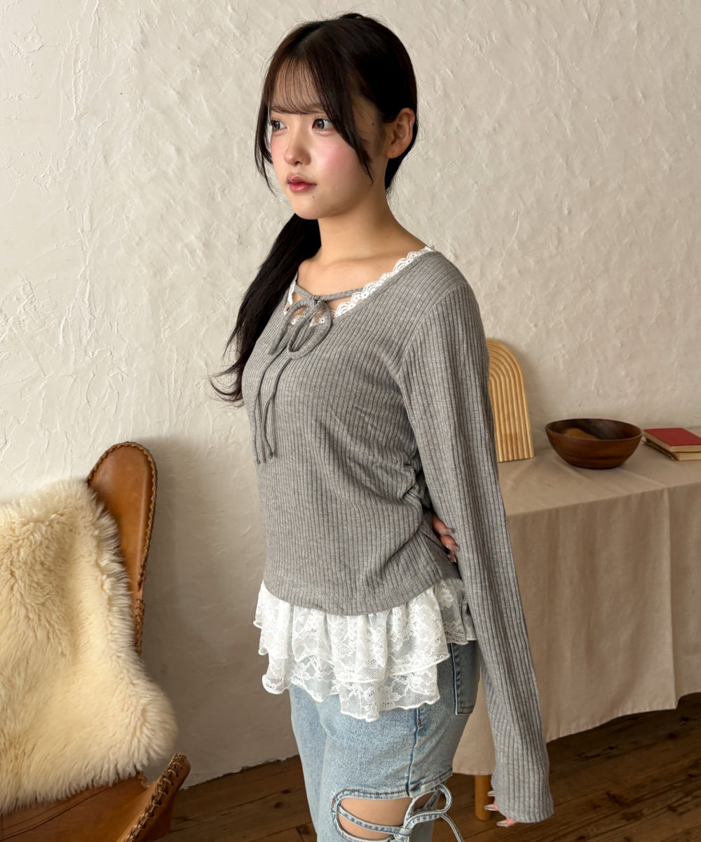 グレー モデル：155cm F着用