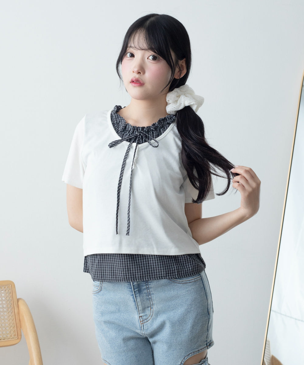 ホワイト モデル：155cm F着用