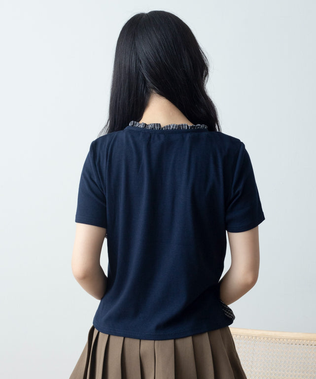 ネイビー モデル：155cm F着用