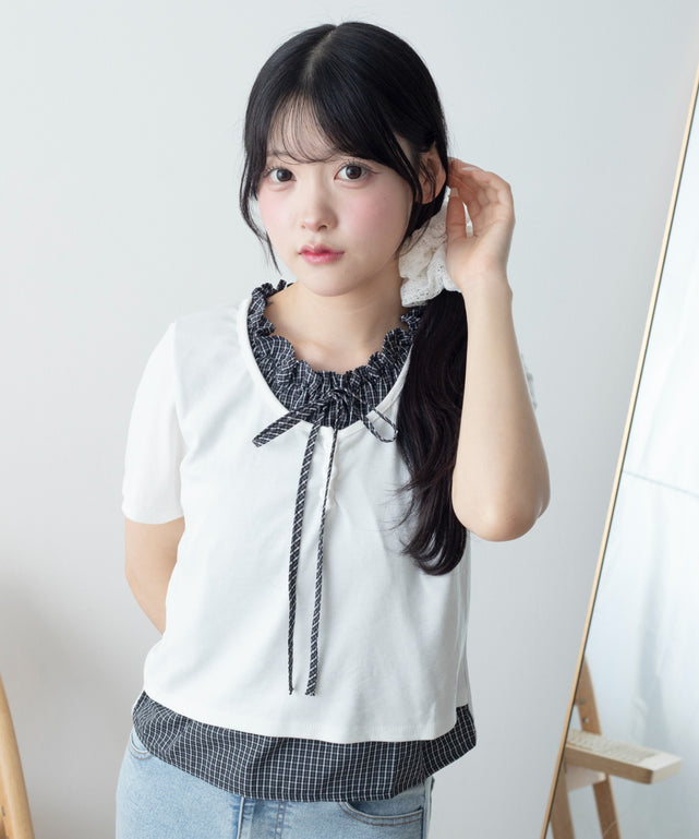 ホワイト モデル：155cm F着用