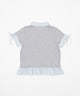 ヘムフリルシャツドッキングTシャツ