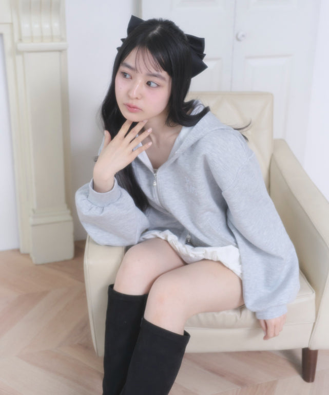 杢グレー モデル：160cm F着用