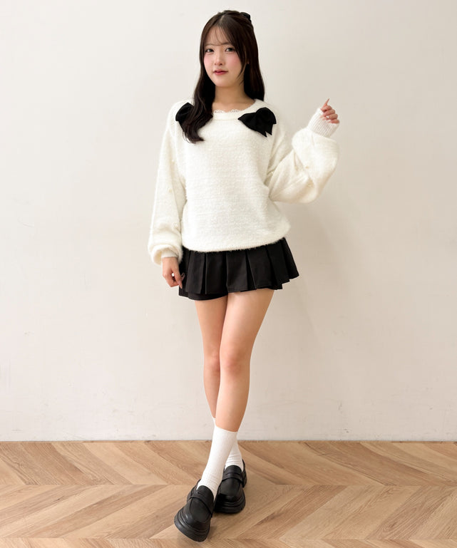ホワイト モデル：155cm F着用