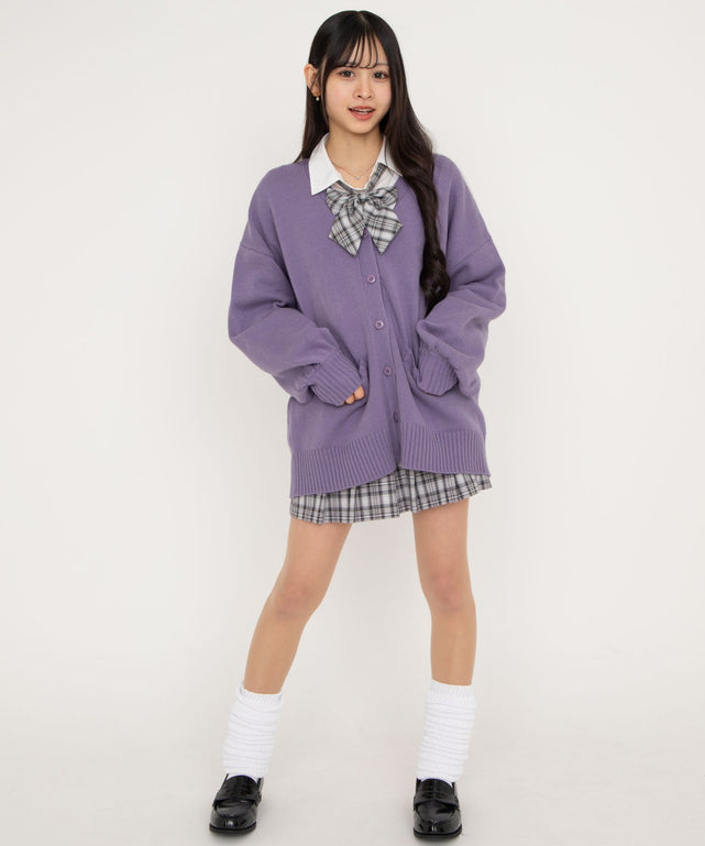 パープル　モデル：155cm F着用