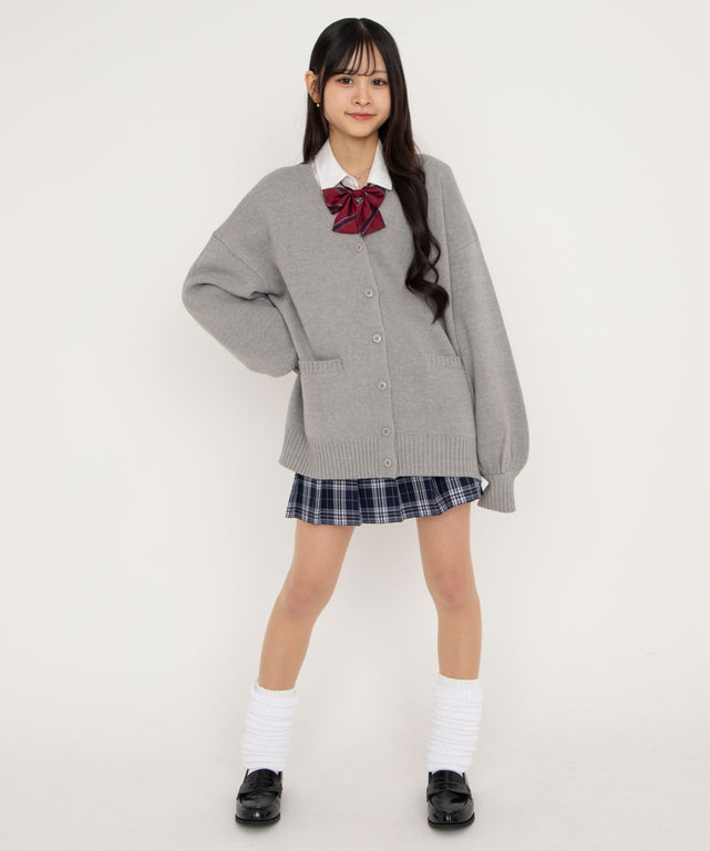 杢グレー　モデル：155cm F着用