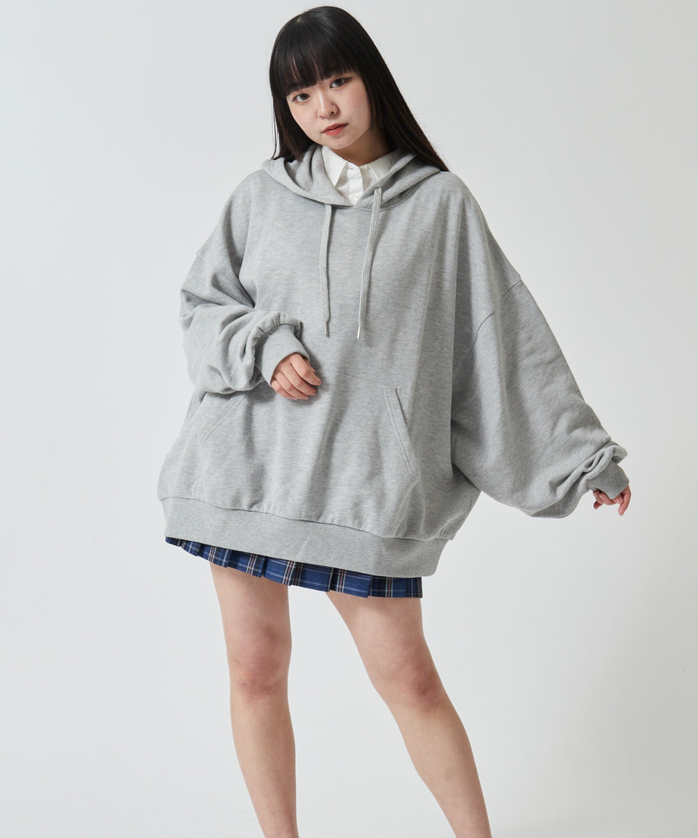 杢グレー モデル:160cm F着用