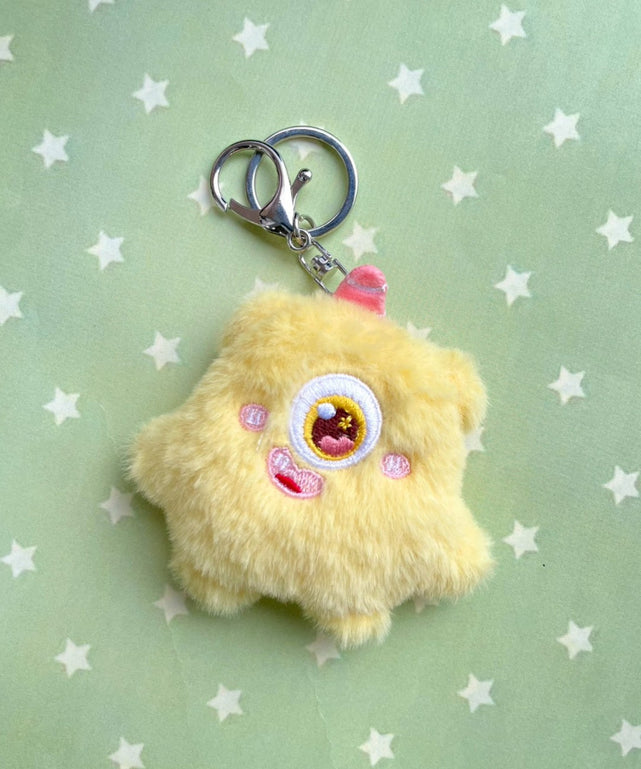 アンテナモンスターぬいぐるみキーホルダー/イエロー