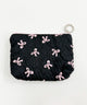 クッションリボンポーチ/ブラック