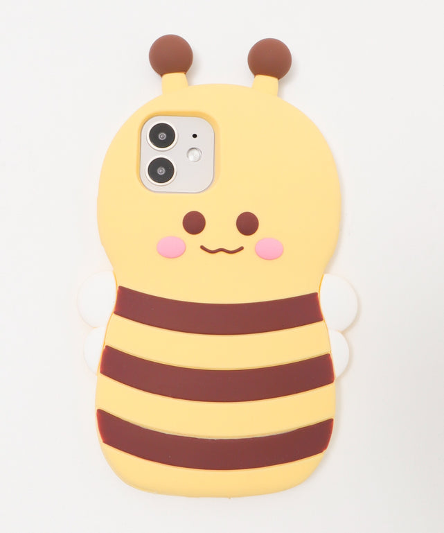 みつばちiphoneケース/柄1(iPhone12/12Pro)