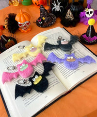 ミニハピハピコウモリモンスターぬいぐるみキーホルダー
