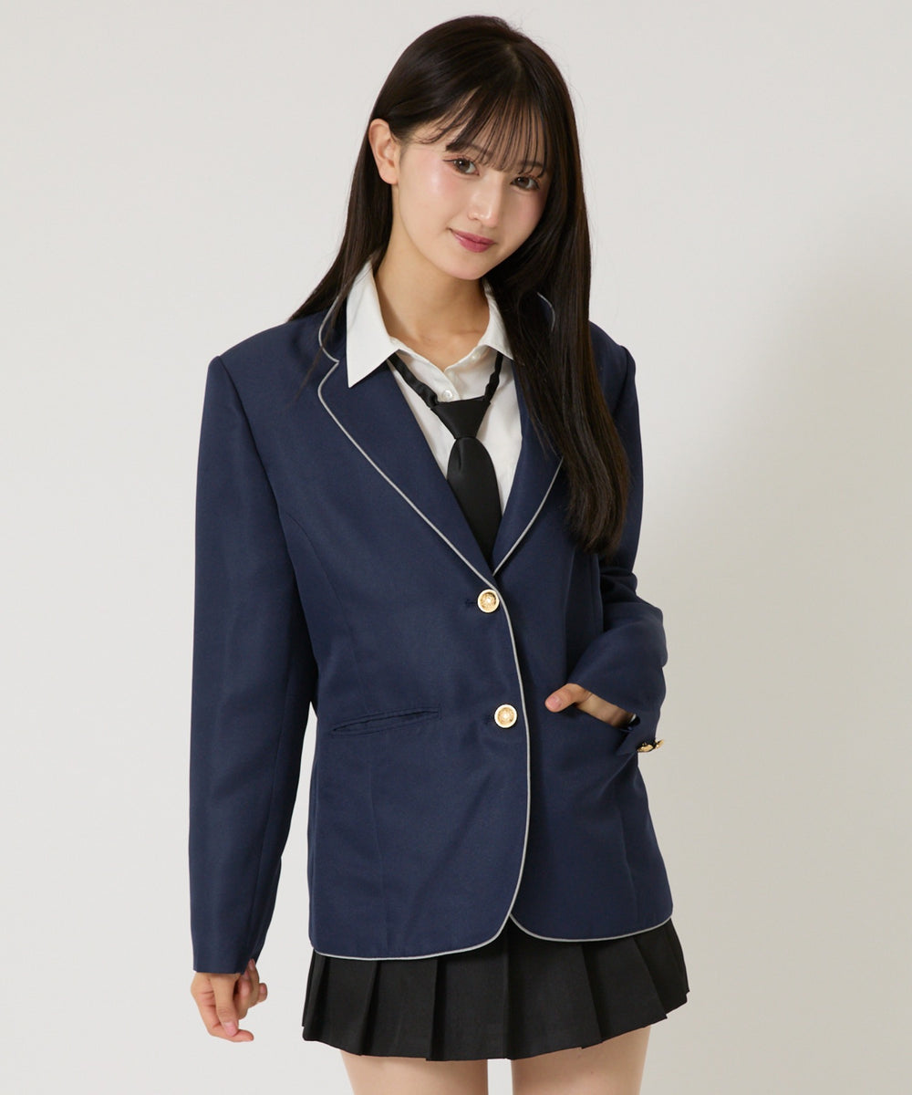 ネイビー モデル:158cm M着用