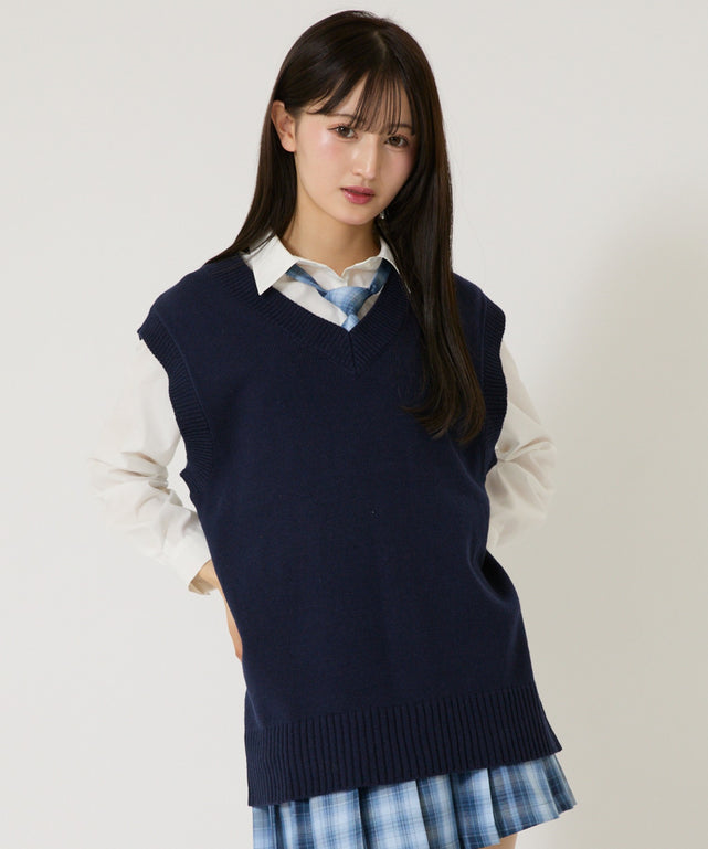 ネイビー モデル:158cm F着用