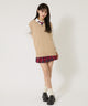 ベージュ モデル:158cm F着用