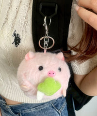 ふりふりあにまるぬいぐるみキーホルダー