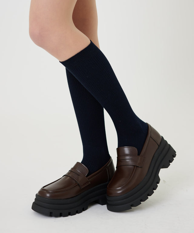 スクールハイソックス(23-25cm)/ネイビー