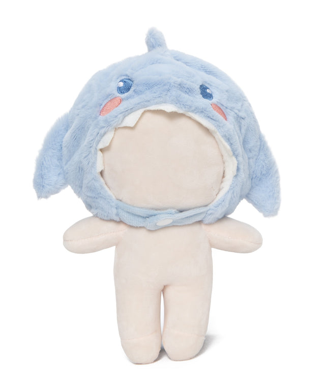 ぬいサメキャップ20cm/サックス