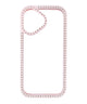 両面ビジューフレームiphoneケース(ピンク)/柄3:iphone17