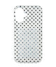 ラメ吸盤付きクリアドットiphoneケース(クリア)/柄3:iphone17