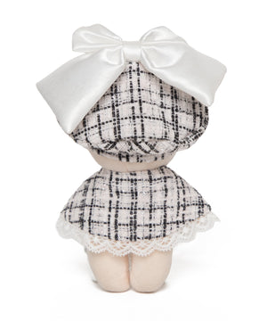 ぬいリボンツイードケープ12cm