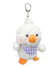 のほほんあひるぬいぐるみキーホルダー/ブルーチェック