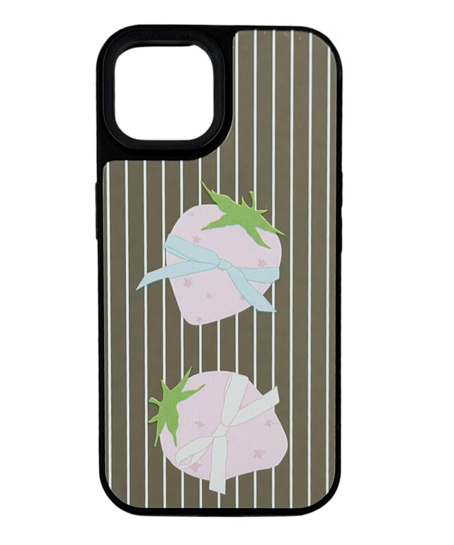 ミラースターベリーiphoneケース/柄1:iphone15
