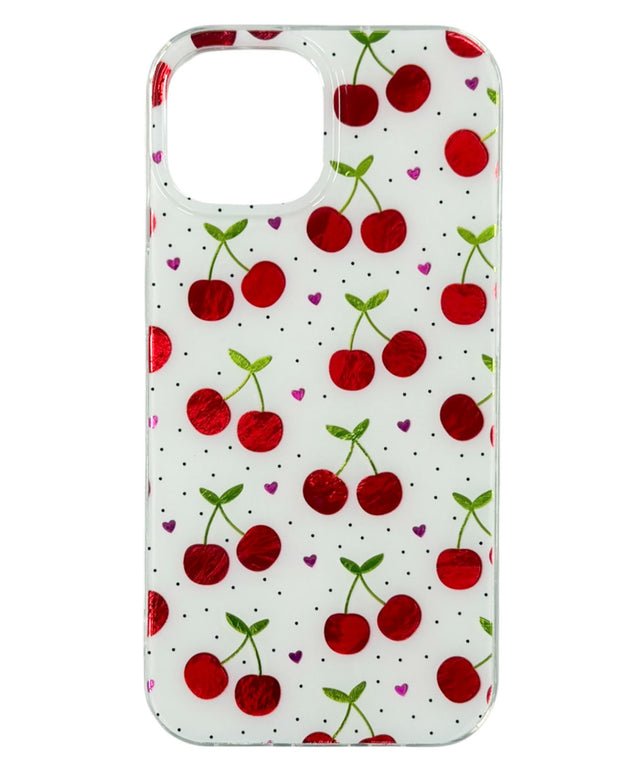 チェリーチェリーiphoneケース/柄1:iphone15
